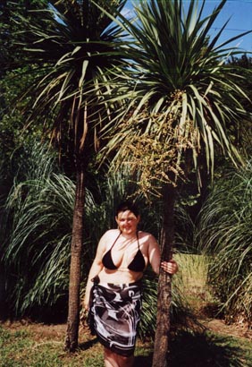 Kat с пальмой