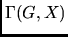 $\Gamma(G,X)$